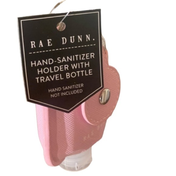 Rae Dunn "FAITH HOPE LOVE" Hand-Sanitizer LOT OF 2 Holder With Travel Bottle - Picture 3 of 7